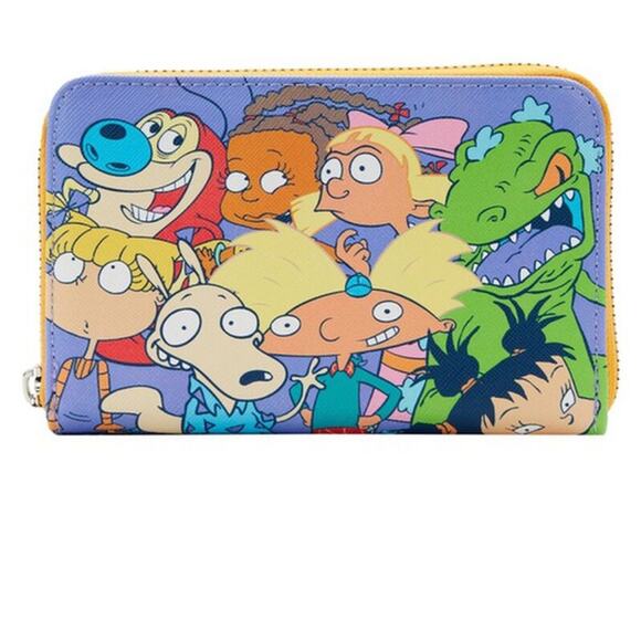 Loungefly Handbags - Loungefly Nickelodeon Nick 90s Zip Around Wallet